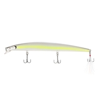 6PCS Diving Minnow Fishing Sculpte 22g 185mm 0.3-0.9M Articulation artificielle Hard Fishing Lure Set Wobbler Bait with 6 Plume Crochets