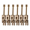 6pcs guitare électrique Tremolo Bridge verrouillé selles String String Lock pièces de guitare Accessoires