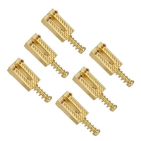 6pcs Vintage Guitar Bridge String Selles en alliage de Zinc Guitares électriques Accessoires