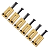 6pcs Vintage Guitar Bridge String Selles en alliage de Zinc Guitares électriques Accessoires