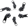 6pcs Zipper Curseur Puller Zip Repair Rescue Immédiat Kit de remplacement S / M / L Universal