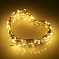 6W 10M / 32.8Ft 100 LEDs Energie Solaire Fil De Cuivre Fée Lumière