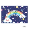 7 * 5ft joyeux anniversaire dessin animé toile de fond bébé douche enfant anniversaire photographie fond
