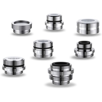 7 adaptateurs de tuyau de robinet de tailles multiples