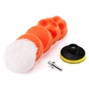 7 pièces 3in kit de tampons de polissage en mousse de voiture perceuse tampons en éponge de polissage pour polissage de voiture ponçage épilation à la cire