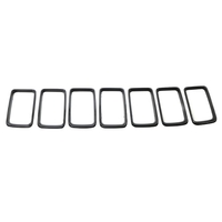 7 pièces grille de calandre avant insérée anneau de remplacement de couverture d