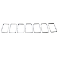 7 pièces grille de calandre avant insérée anneau de remplacement de couverture d