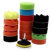 7 pièces perceuse polissage éponge tampons voiture mousse tampons de polissage Kit pour voiture tampon polisseuse ponçage épilation à la cire glaçure