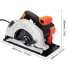 7 Pouce Électrique Scie Circulaire Ménage Corps En Aluminium Portable Travail Du Bois Scie Électrique Table Scie Électrique Scie Machine Flip Puissance Disque Scies