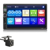 7 pouces 7018B Double Din Récepteur Stéréo De Voiture 2 Din Autoradio Autoradio Écran Tactile BT Lecteur MP5 avec Télécommande de Caméra de Recul