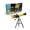 70mm Aperture Telescope with Tripod Finder Scope Eyepieces Portable Astronomical Refracting Telescope STEM Science Educational Gift for Students Beginners