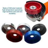 75mm diamètre 16mm alésage Semi-circulaire Arc bois lime roue 45 acier bois meulage disque pour la Construction de décoration