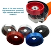 75mm diamètre 16mm alésage Semi-circulaire Arc bois lime roue 45 acier bois meulage disque pour la Construction de décoration