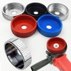 75mm diamètre 16mm alésage Semi-circulaire Arc bois lime roue 45 acier bois meulage disque pour la Construction de décoration