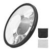 77mm Whirlpool Verre Prisme Kaléidoscope Lentille Filtre Optique Verre Lentille Filtre Professionnel Photographie Accessoire pour Appareil Photo DSLR