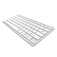 78 touches espagnol sans fil BT clavier BT 3.0 Portable Ultra-mince clavier Support Windows / iOS / Android pour ordinateur portable tablette téléphone
