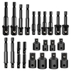 7PCS Impact Extension & Socket Adaptateur H-ex Shank Extension Bit Socket Set Kit Portable
