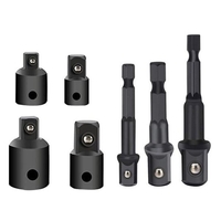 7PCS Impact Extension & Socket Adaptateur H-ex Shank Extension Bit Socket Set Kit Portable