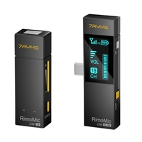 7RYMS RimoMic Lite UC Mini système de microphone sans fil UHF Micro omnidirectionnel avec émetteur-récepteur pour périphériques d