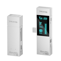7RYMS RimoMic Lite UC Mini système de microphone sans fil UHF Micro omnidirectionnel avec émetteur-récepteur pour périphériques d