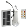 7W Portable LED Solaire Camping Ampoule À Distance Contrôlé Télécommande Imperméable Extérieure Extérieure Tente Lanterne USB Panneau Solaire Lumière De Charge pour Camping Randonnée Alpinisme