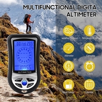 8-en-1 Multifonctionnel Électronique Altimètre Baromètre LCD Boussole Numérique Thermomètre