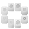 8 pièces / ensemble cartes graphiques Gobos plaques métalliques avec des motifs creux
