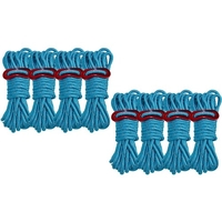 8 pièces 8 m Camping Tente Réfléchissante Corde Tente Accessoires Cordon Corde À Vent Boucle En Plein Air Camping Tente Corde Ensemble