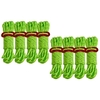 8 pièces 8 m Camping Tente Réfléchissante Corde Tente Accessoires Cordon Corde À Vent Boucle En Plein Air Camping Tente Corde Ensemble