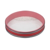 8 Pouces En Bois Massif Océan Vague Tambour Mer Tambour Cadre Tambour Doux Sea Sound Jouet Musical Rouge