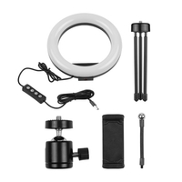 8 pouces LED anneau lumière lampe de remplissage intégrée 72pcs LED perles 10W Dimmable 2700-5500K température de couleur