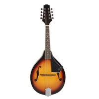 8-String Tilleul Sunburst Mandoline Instrument de Musique avec Pont en Palissandre Réglable