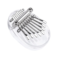 8 touches Kalimba Mini pouce Piano doigt Piano Transparent acrylique doigt clavier Instrument de musique