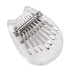 8 touches Kalimba Mini pouce Piano doigt Piano Transparent acrylique doigt clavier Instrument de musique