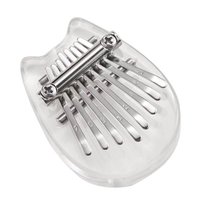 8 touches Kalimba Mini pouce Piano doigt Piano Transparent acrylique doigt clavier Instrument de musique