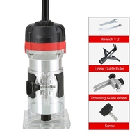 800W 30000r/min Multifonctionnel Électrique Tondeuse À Bois Routeur À Bois Laminé Tondeuse Professionnel Rainurage Coupe Rainurage Machine pour Menuisier Charpentier