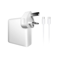 87W Adaptateur secteur pour ordinateur portable Type-C Adaptateur secteur haute efficacité Adaptateur secteur USB-C avec câble Type-C Prise américaine