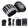 88 touches MIDI Roll Up Piano Clavier électronique silicium Haut-parleur stéréo intégré Support de batterie Li-ion 1200 mA Support de connexion BT Enregistrement
