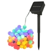 8m/26.2ft 60LEDs LED à énergie solaire guirlandes lumineuses Globe Fairy Lights