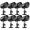 8pcs caméras analogiques de sécurité Full HD 1080P 2MP