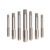 8pcs taraud fileté filetage carbone main tarauds tarauds réglables matrices clé