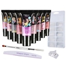 9 couleurs 15 ml construction rapide colle à ongles moules à ongles transparents pince à ongles bricolage ensemble de manucure Kit de construction d