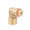 90 ° Angulated Lambda O2 Oxygen Sensor Extender Spacer pour Decat Hydrogen Brass M18x1.5