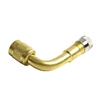 90 Degrés En Laiton Air Pneu Valve Schrader Valve Tige avec Adaptateur D