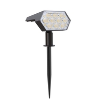 92 LEDs Solaire Applique Murale Lampe de Pelouse Extérieure Lampe de Jardin Étanche Veilleuse