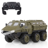9510E RC Military Truck 1:16 6WD 2.4GHz Army Truck High Speed 30KM/H RC Car RTR Car