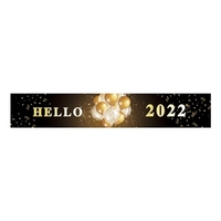 9.84ft Nouvel An Bannière Suspendu Bonne Année Décor pour La Maison Mur Jardin Fête Cadeau Festivals Intérieur Décorations Extérieures