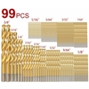 99pcs ensemble de forets 1/16 