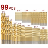 99pcs ensemble de forets 1/16 
