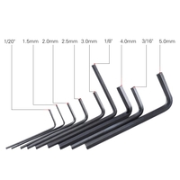 9pcs Guitare Basse Neck Pont Vis Truss Rod Clé de réglage Set outil de réparation